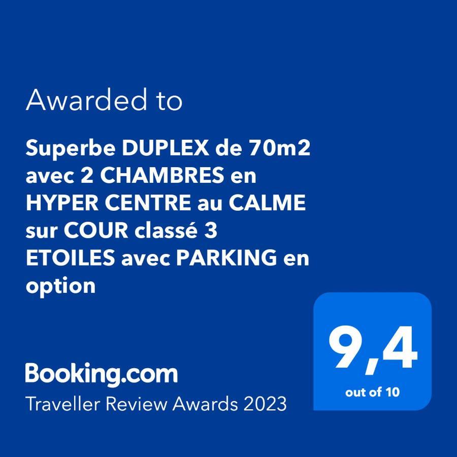 Superbe Duplex De 70M2 Avec 2 Chambres En Hyper Centre Au Calme Sur Cour Classe 3 Etoiles Avec Parking En Option Ла Рошел Екстериор снимка